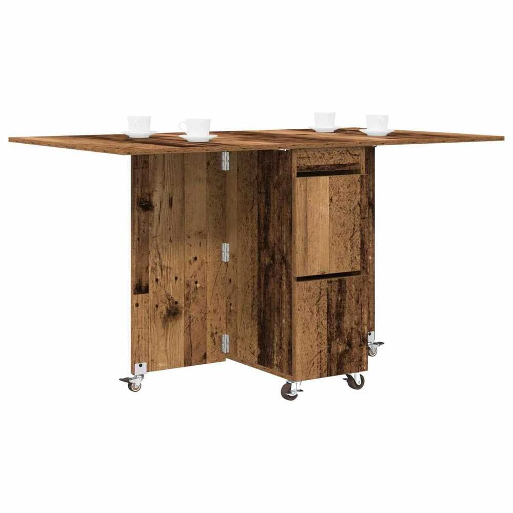Valgomojo stalas 140 x 80 x 77 cm Apdirbta mediena Stačiakampio