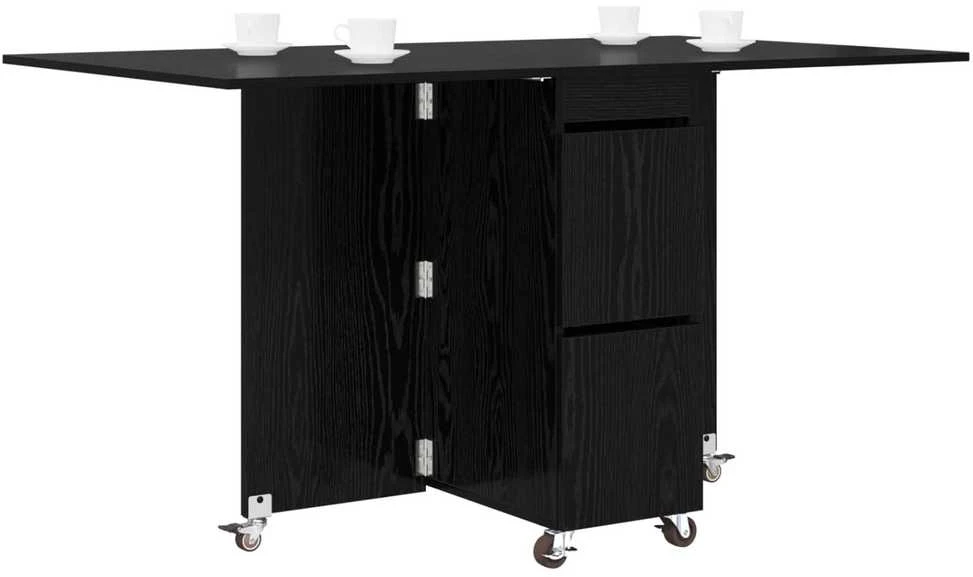 Valgomojo stalas 140 x 80 x 77 cm Apdirbta mediena Stačiakampio