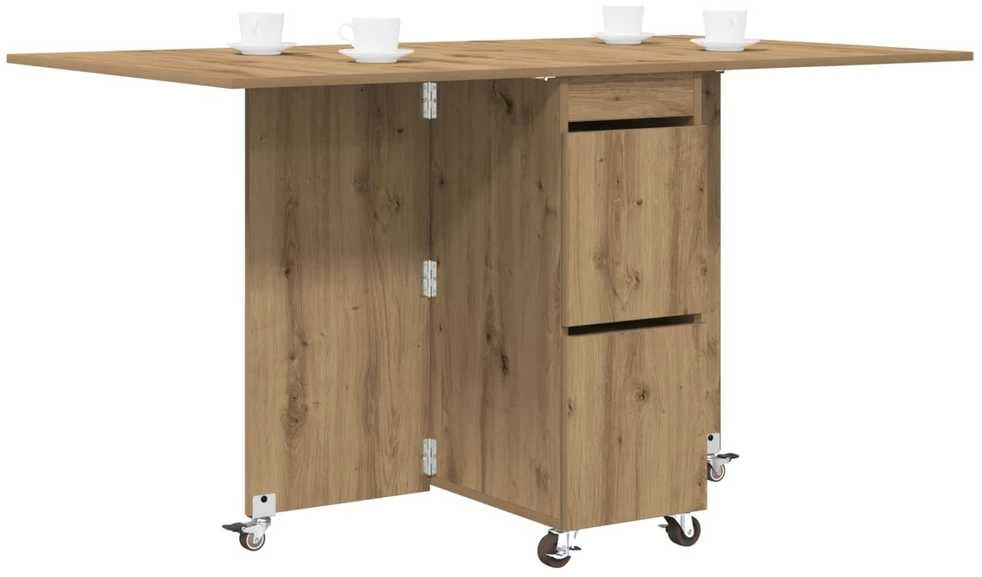 Valgomojo stalas 140 x 80 x 77 cm Apdirbta mediena Stačiakampio