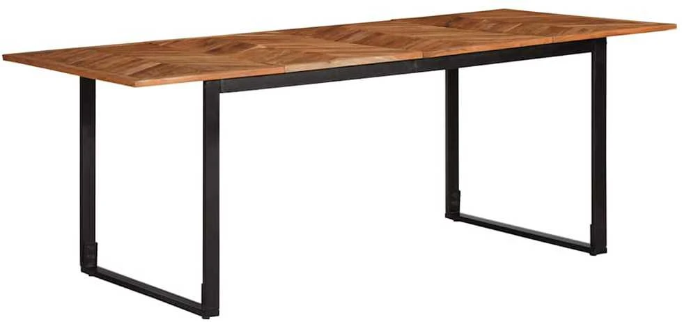 Valgomojo stalas, 200x100x75cm, akacijos medienos masyvas