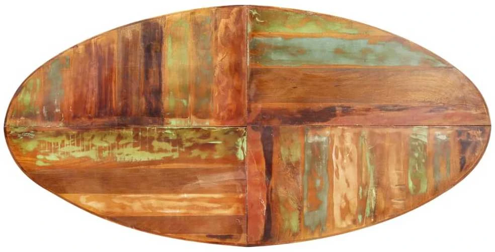 Valgomojo stalas, 200x100x75cm, perdirbtos medienos masyvas