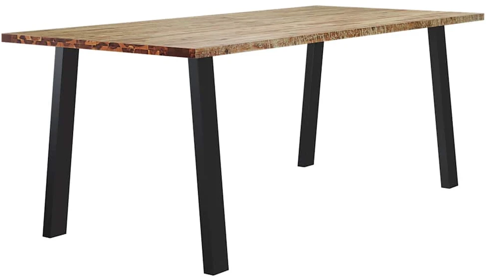 Valgomojo stalas, 200x90x75cm, akacijos medienos masyvas