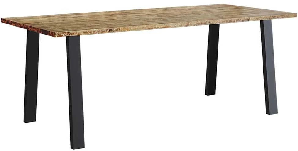 Valgomojo stalas, 200x90x75cm, akacijos medienos masyvas