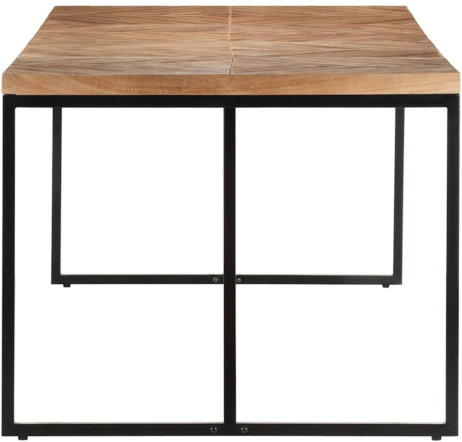 Valgomojo stalas, 200x90x76cm, akacija ir mango mediena
