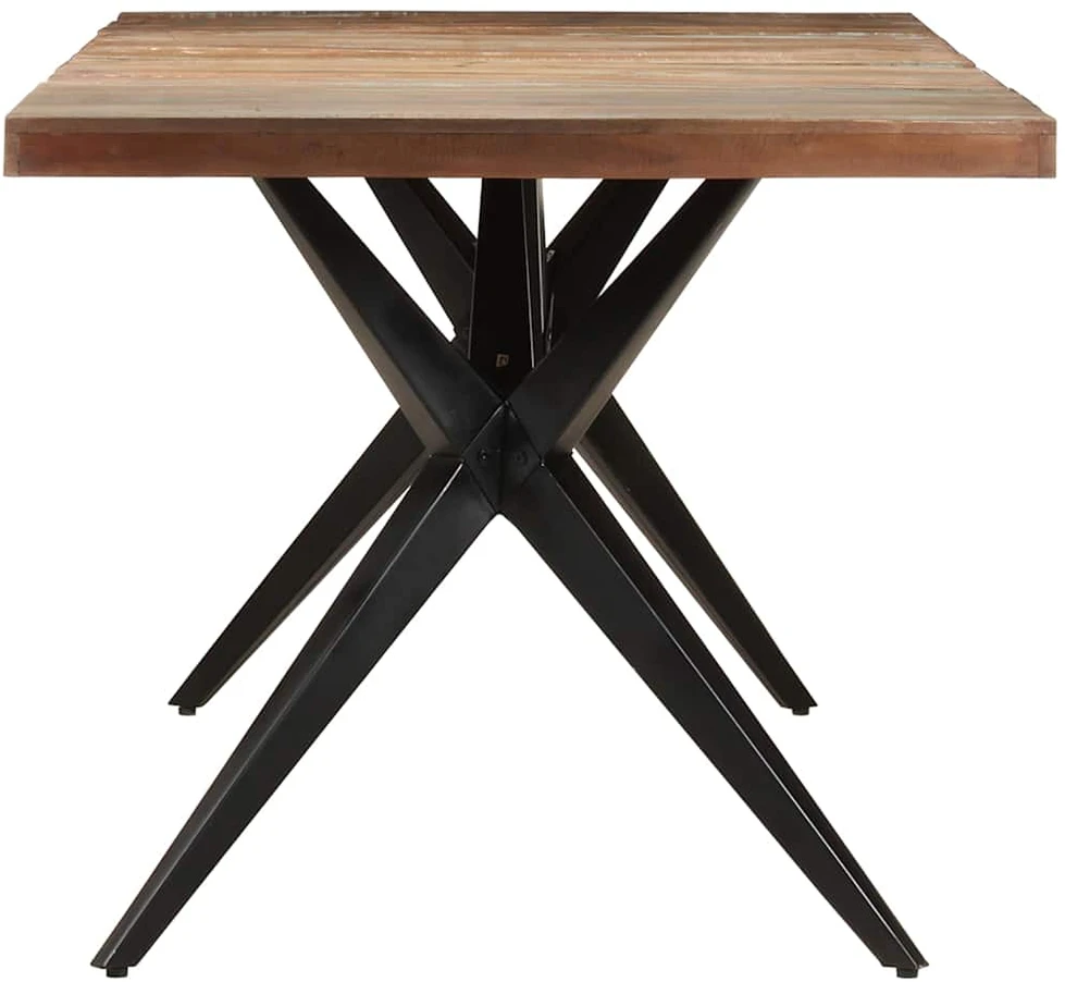 Valgomojo stalas, 200x90x76cm, perdirbtos medienos masyvas