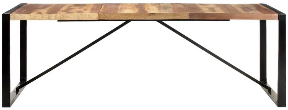 Valgomojo stalas, 220x100x75cm, medienos masyvas