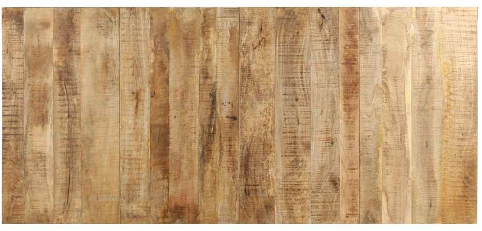 Valgomojo stalas, 220x100x76cm, neapdorota mango mediena