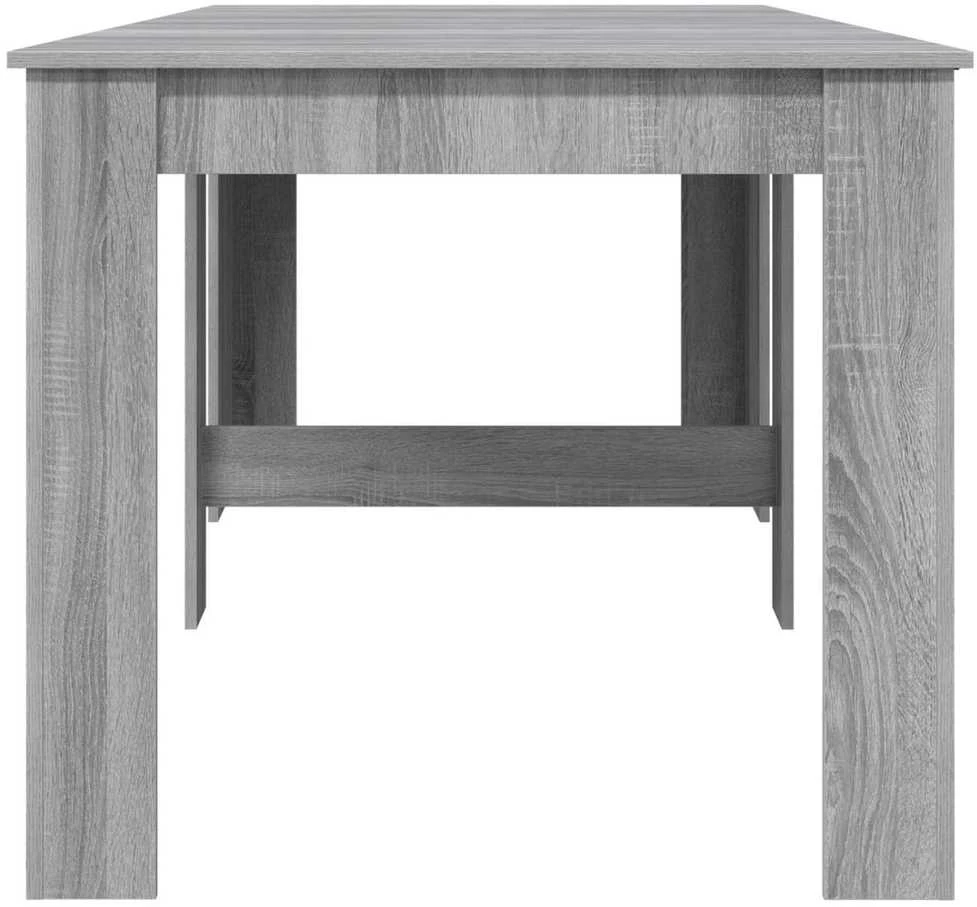 Valgomojo stalas 240 x 85 x 75 cm Apdirbta mediena Pilka Sonoma