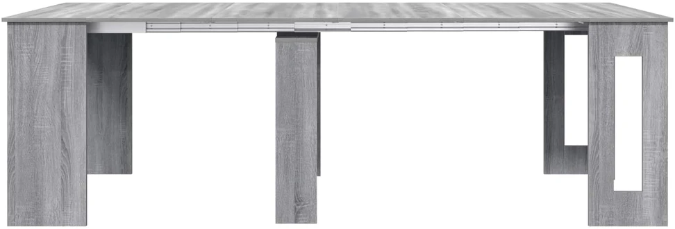 Valgomojo stalas 240 x 85 x 75 cm Apdirbta mediena Pilka Sonoma