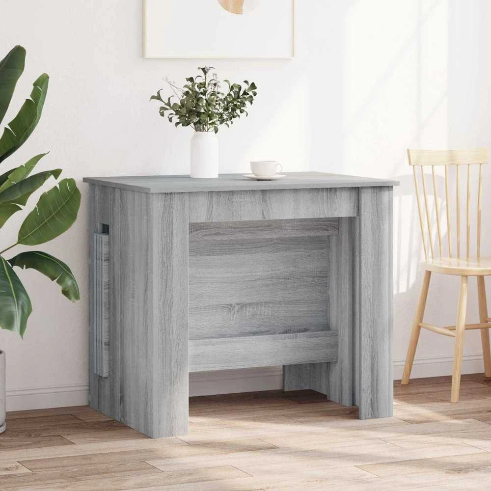 Valgomojo stalas 240 x 85 x 75 cm Apdirbta mediena Pilka Sonoma