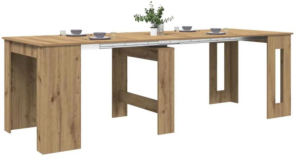 Valgomojo stalas 240 x 85 x 75 cm Apdirbta mediena Stačiakampio