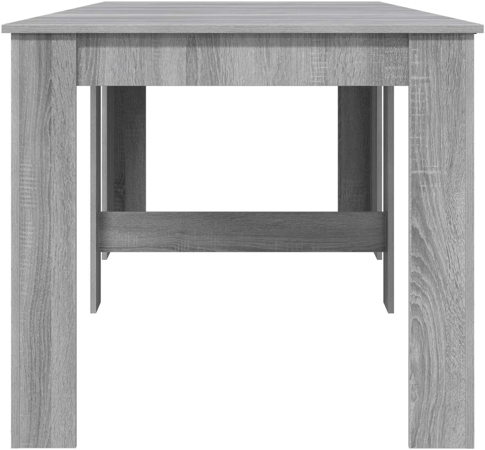 Valgomojo stalas 240 x 85 x 75 cm Apdirbta mediena Pilka Sonoma