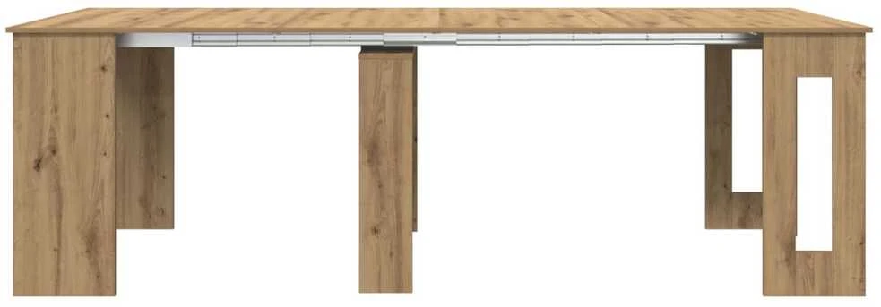 Valgomojo stalas 240 x 85 x 75 cm Apdirbta mediena Stačiakampio