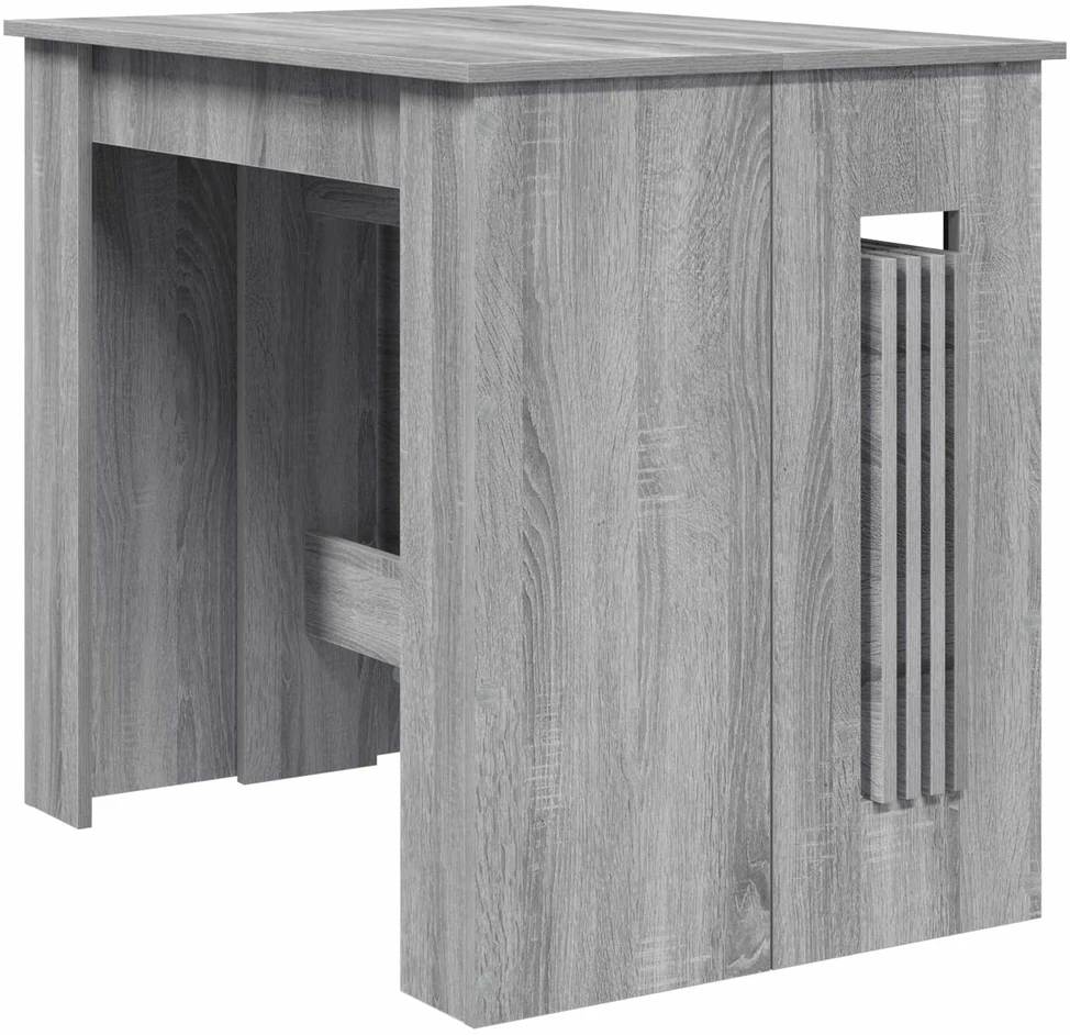 Valgomojo stalas 240 x 85 x 75 cm Apdirbta mediena Pilka Sonoma