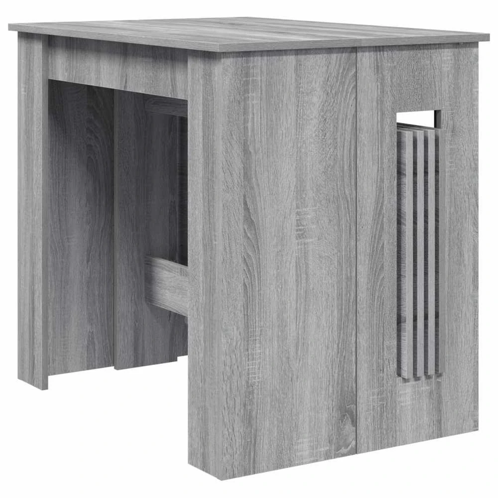 Valgomojo stalas 240 x 85 x 75 cm Apdirbta mediena Pilka Sonoma