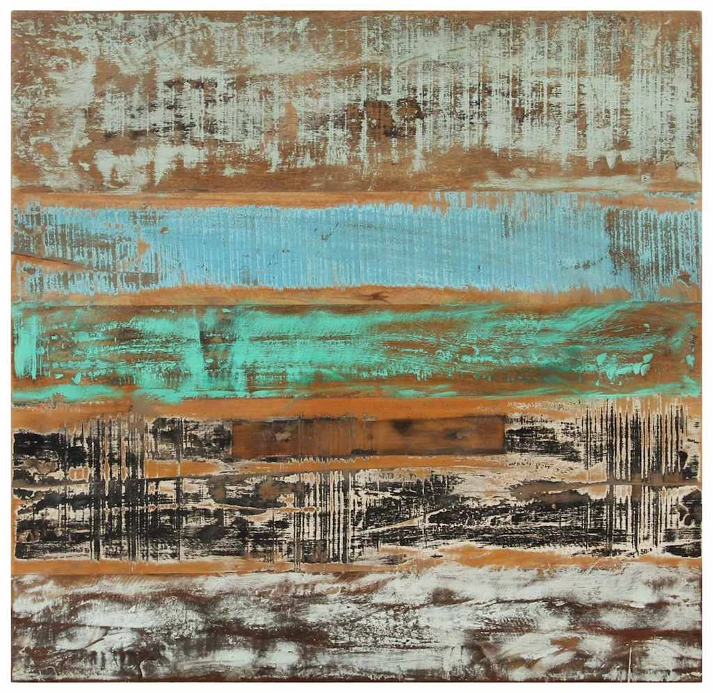Valgomojo stalas, 82x80x76cm, perdirbtos medienos masyvas