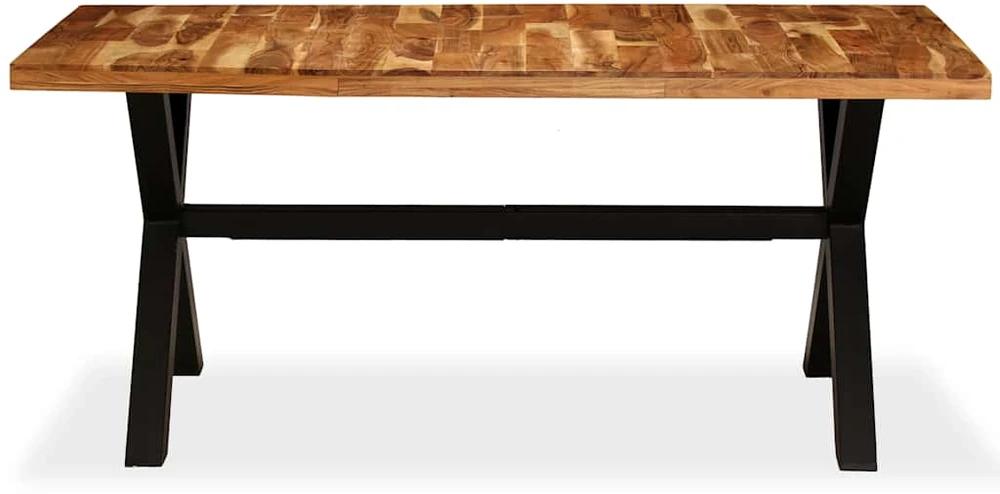 Valgomojo stalas, akacijos ir mango mediena, 180x90x76cm