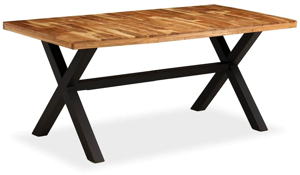 Valgomojo stalas, akacijos ir mango mediena, 180x90x76cm