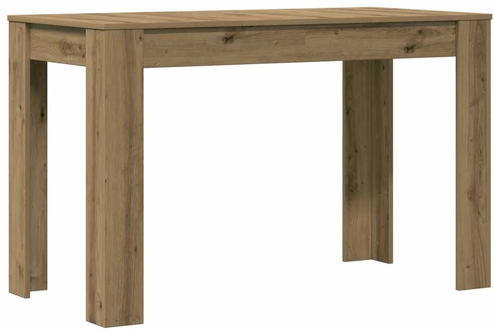 Valgomojo stalas, artisano ąžuolo, 120x60x76cm, mediena