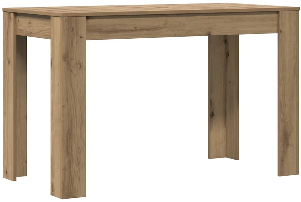 Valgomojo stalas, artisano ąžuolo, 120x60x76cm, mediena