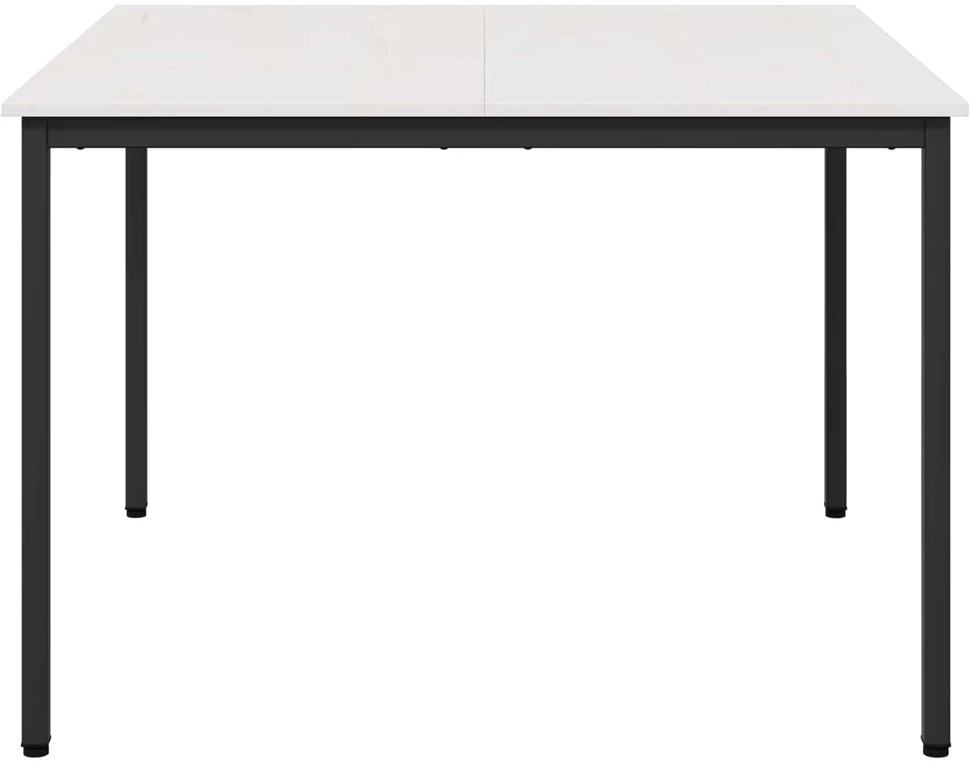 Valgomojo stalas Balta 110 x 110 x 75 cm Kietos pušies mediena