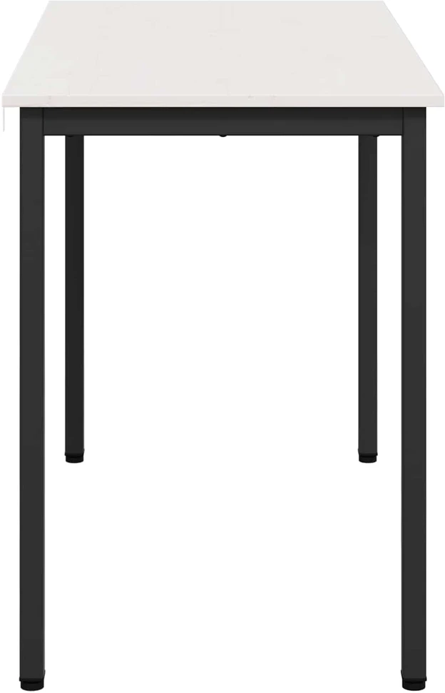 Valgomojo stalas Balta 110 x 55 x 75 cm Kietos pušies mediena