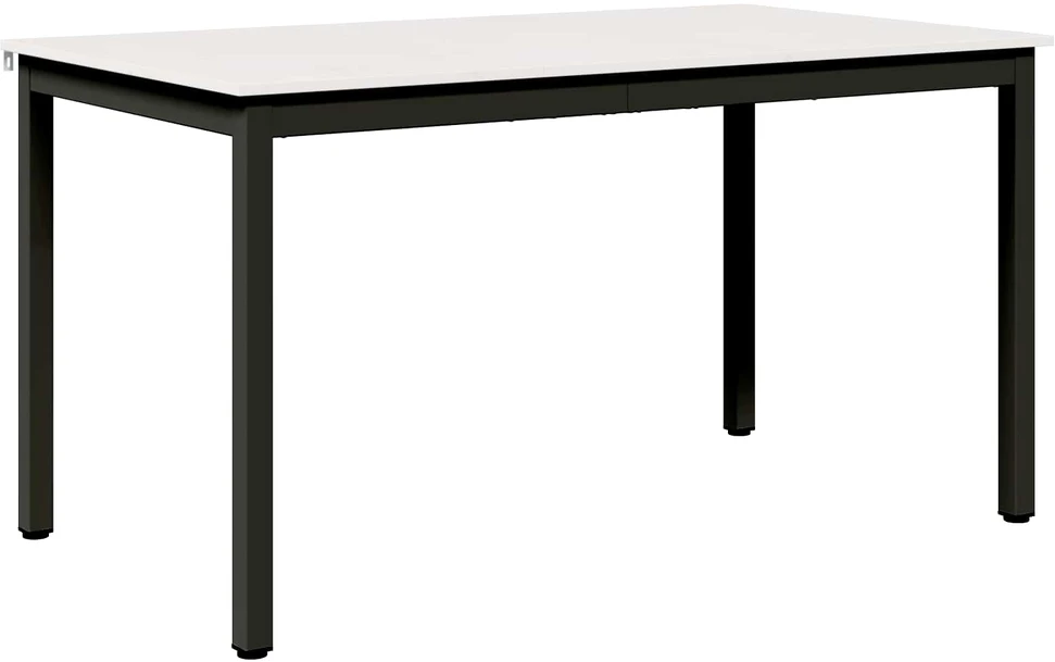 Valgomojo stalas Balta 140 x 80 x 75 cm Kietos pušies mediena