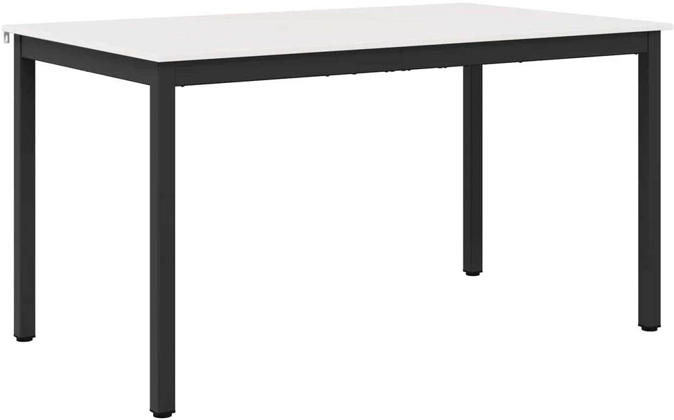 Valgomojo stalas Balta 150 x 90 x 75 cm Kietos pušies mediena