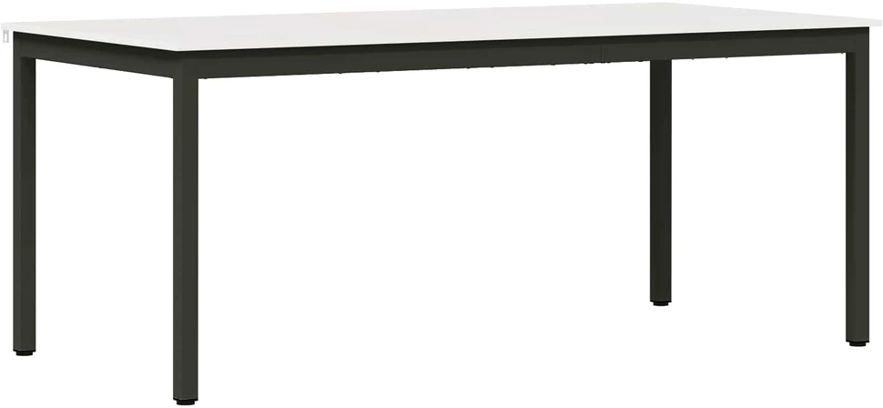 Valgomojo stalas Balta 180 x 90 x 75 cm Kietos pušies mediena
