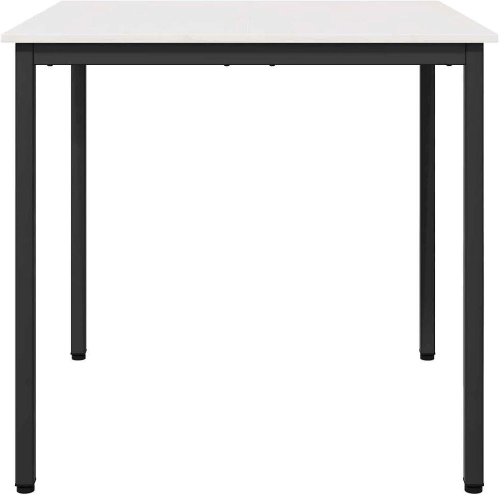 Valgomojo stalas Balta 80 x 80 x 75 cm Kietos pušies mediena