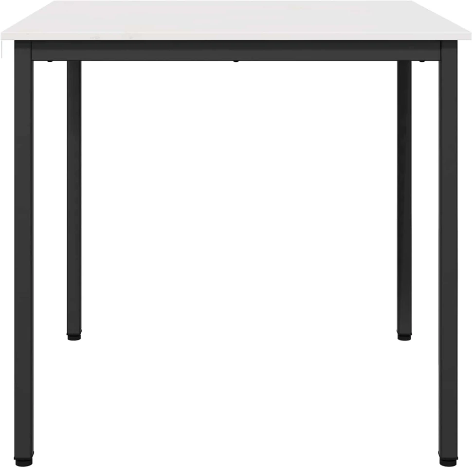 Valgomojo stalas Balta 80 x 80 x 75 cm Kietos pušies mediena
