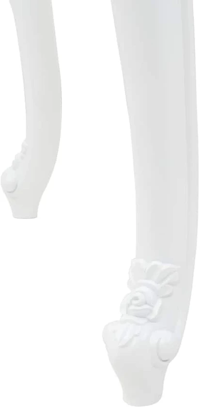 Valgomojo stalas, baltas, 179x89x81 cm, labai blizgus