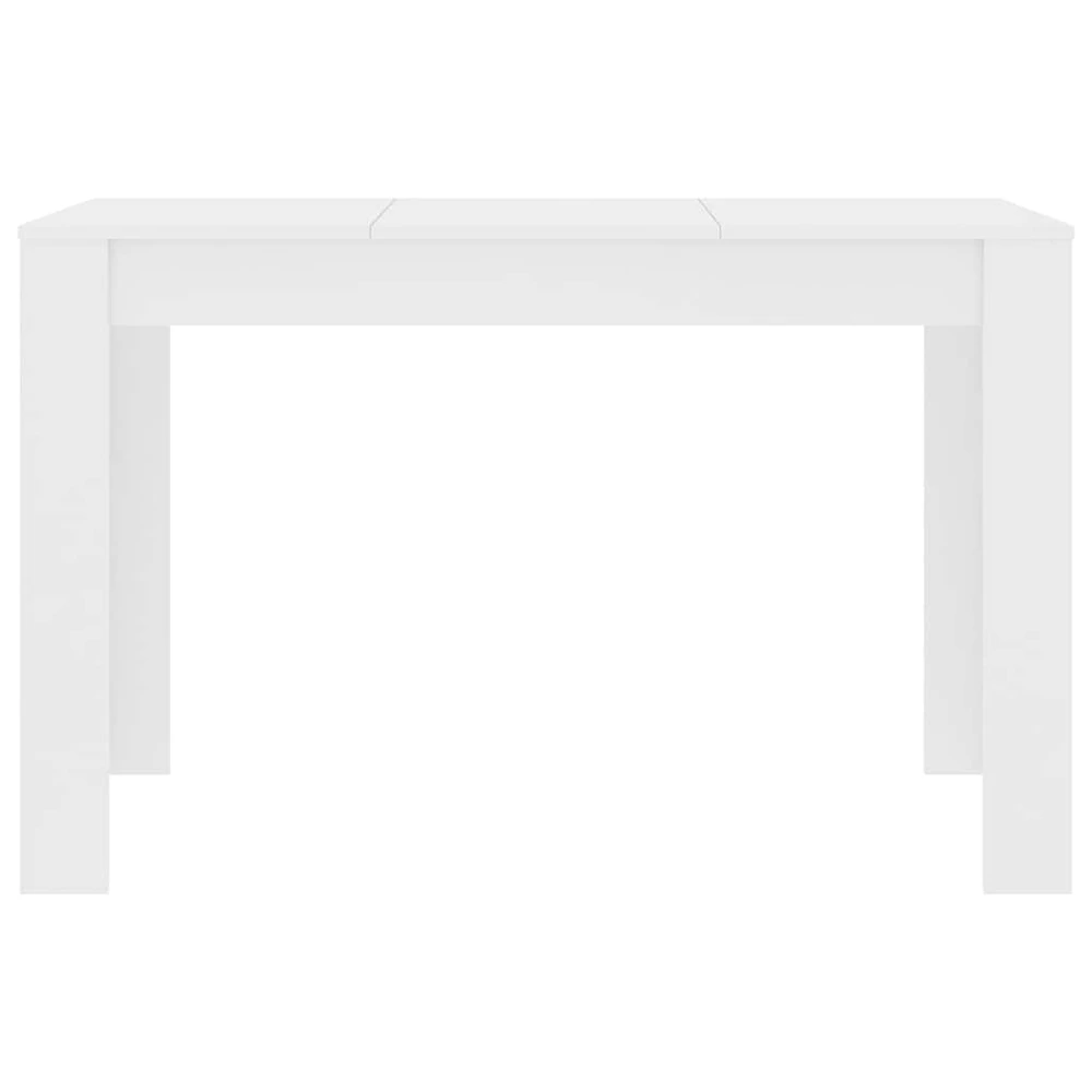 Valgomojo stalas, baltos spalvos, 120x60x76cm, apdirbta mediena