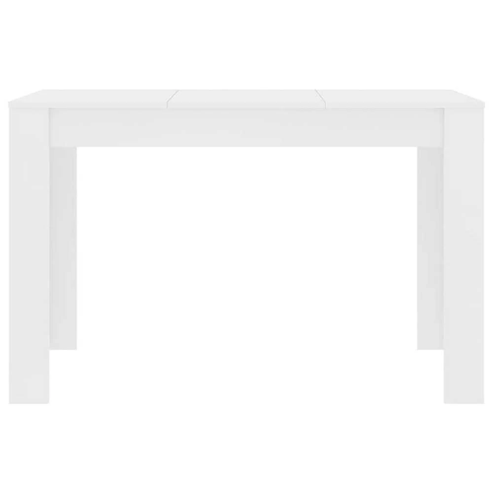 Valgomojo stalas, baltos spalvos, 120x60x76cm, apdirbta mediena