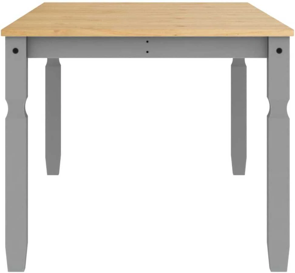 Valgomojo stalas Corona, pilkas, 180x90x75cm, pušies masyvas