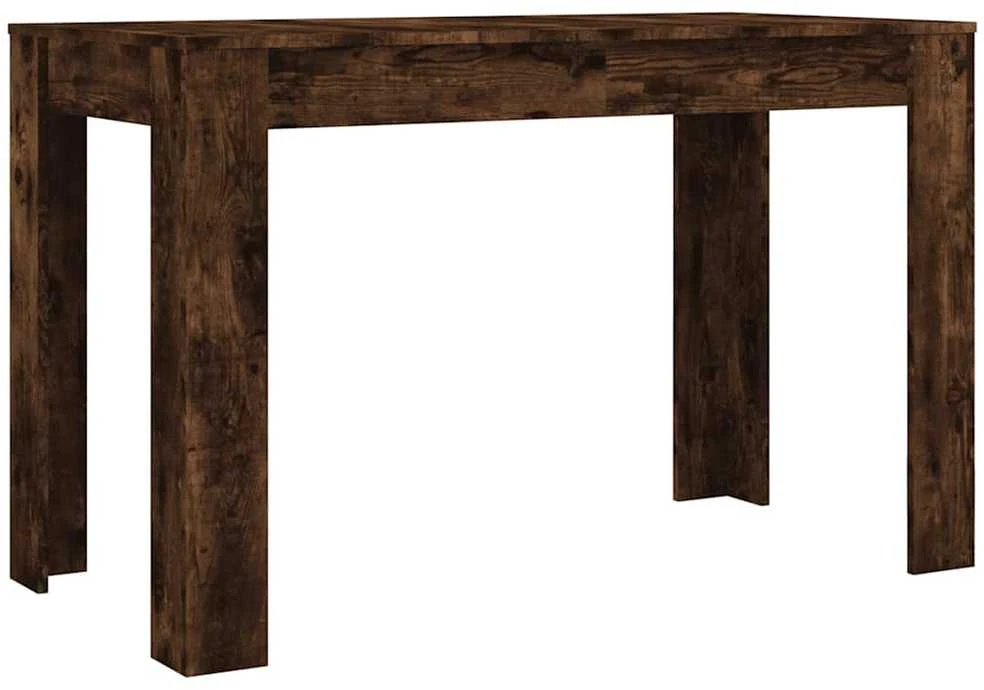 Valgomojo stalas, dūminio ąžuolo, 120x60x76cm, apdirbta mediena
