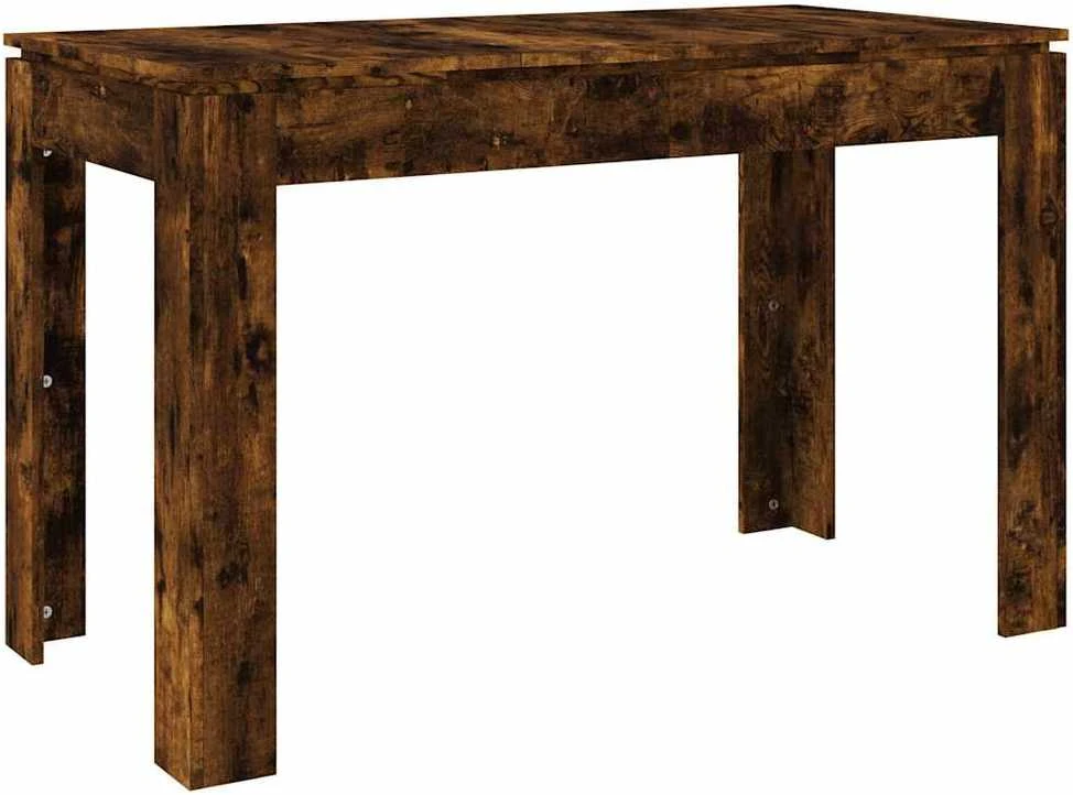 Valgomojo stalas, dūminio ąžuolo, 120x60x76cm, apdirbta mediena
