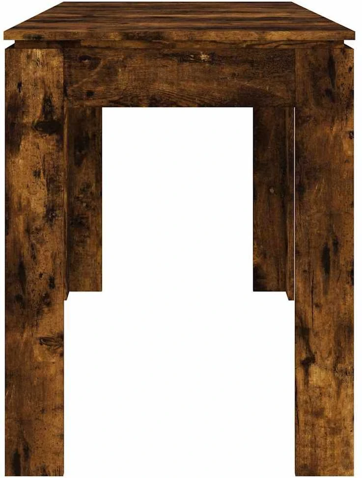 Valgomojo stalas, dūminio ąžuolo, 120x60x76cm, apdirbta mediena