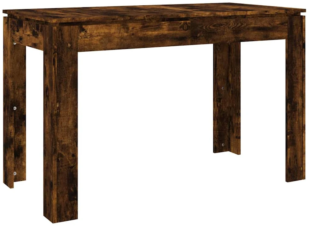 Valgomojo stalas, dūminio ąžuolo, 120x60x76cm, apdirbta mediena