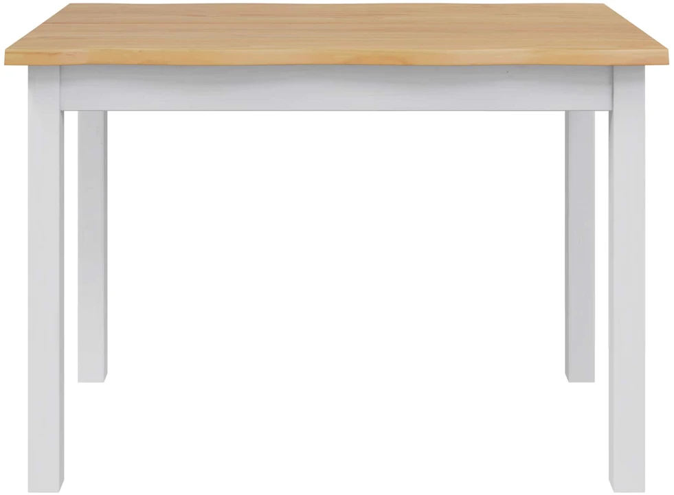 VidaXL Valgomojo stalas EKAI Balta 112 x 70 x 76,5 cm