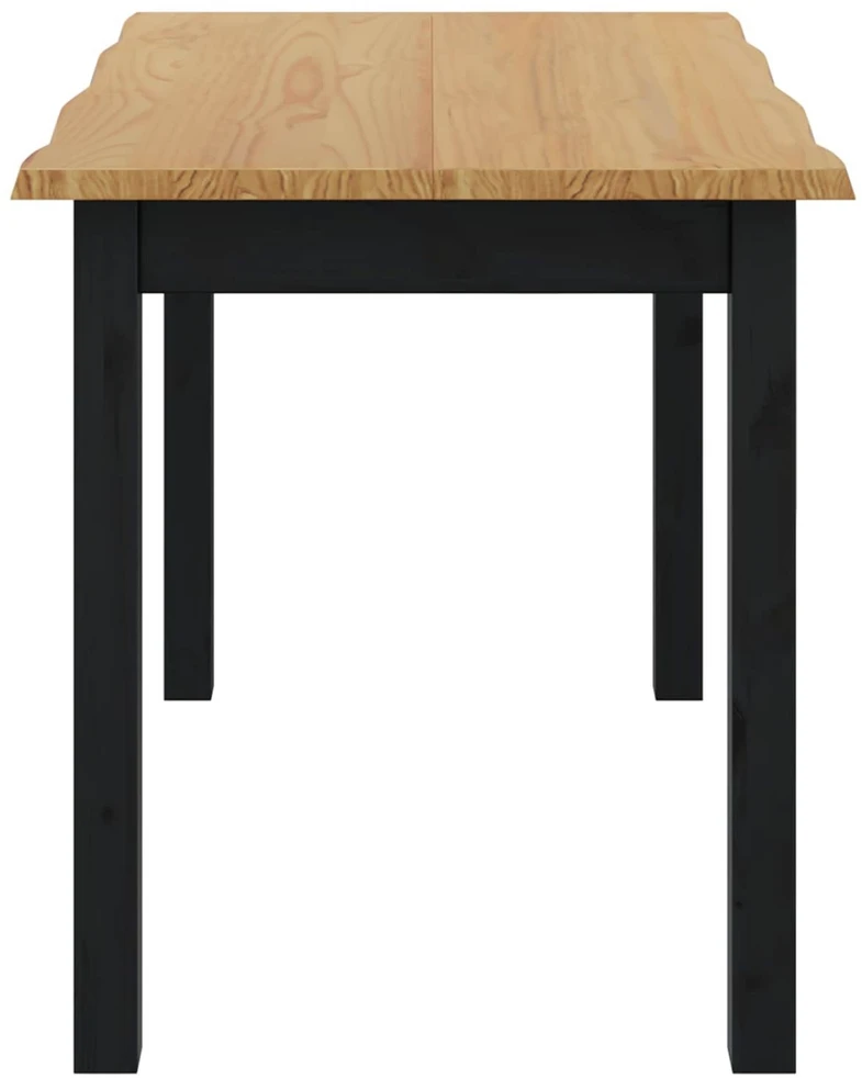 Valgomojo stalas EKAI Juoda 112 x 70 x 76,5 cm