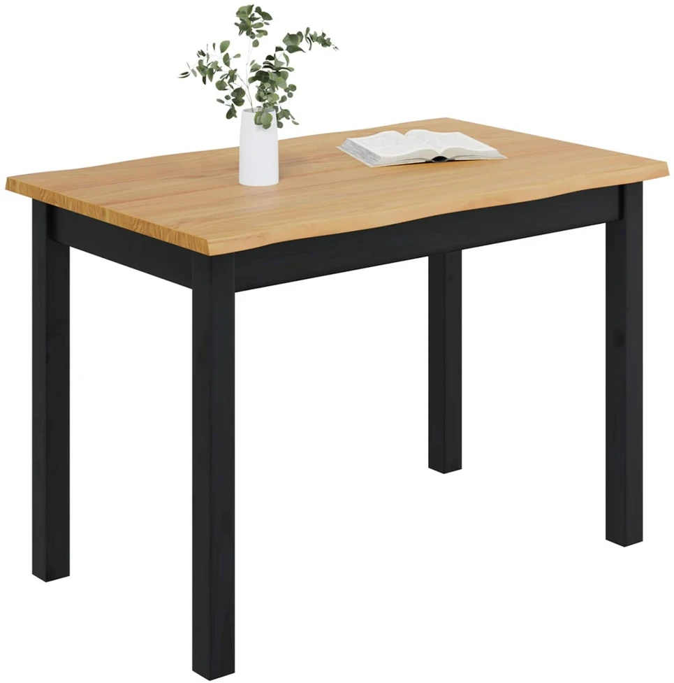 Valgomojo stalas EKAI Juoda 112 x 70 x 76,5 cm