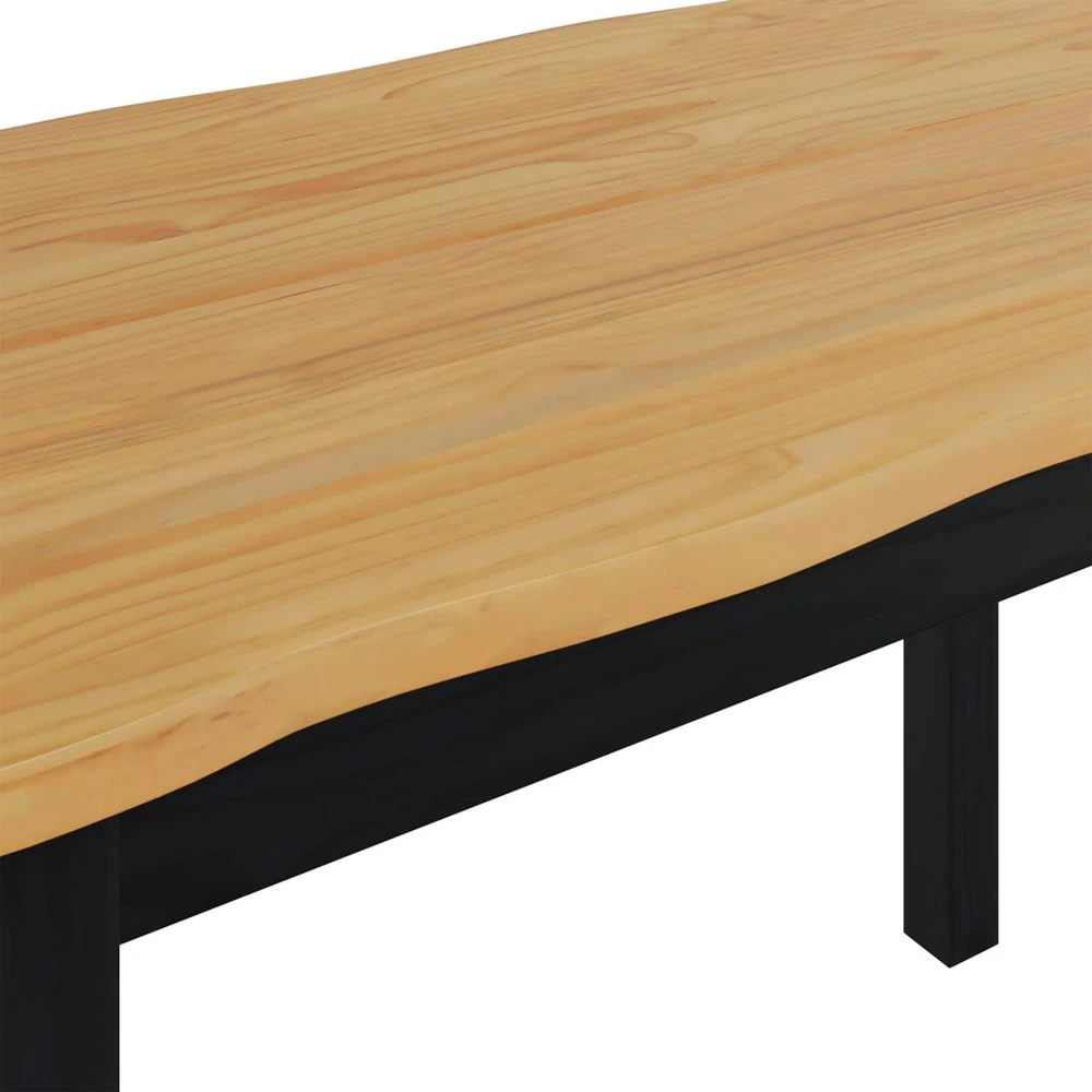 Valgomojo stalas EKAI Juoda 112 x 70 x 76,5 cm