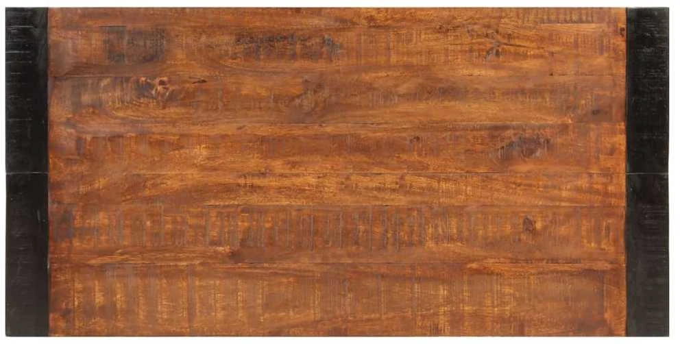 Valgomojo stalas, medaus rudas, 120x60x76cm, mango masyvas