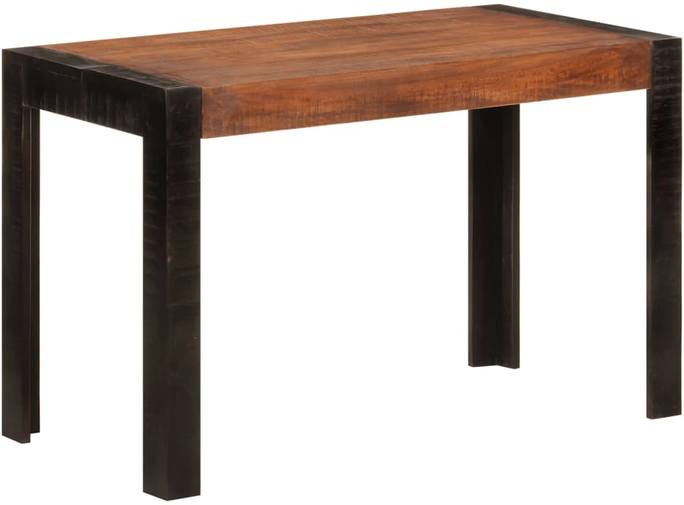 Valgomojo stalas, medaus rudas, 120x60x76cm, mango masyvas