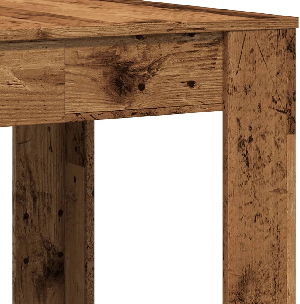 Valgomojo stalas, medienos, 140x74,5x76cm, apdirbta mediena