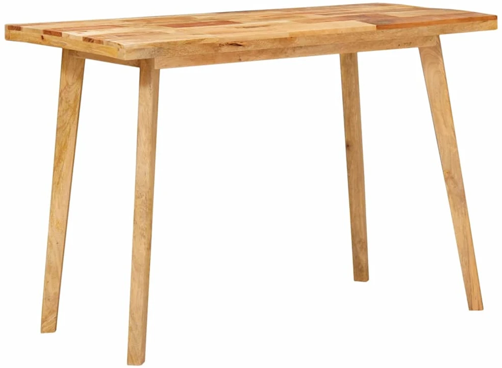 Valgomojo stalas 110 x 55 x 75 cm Kietas mango medis Natūrali