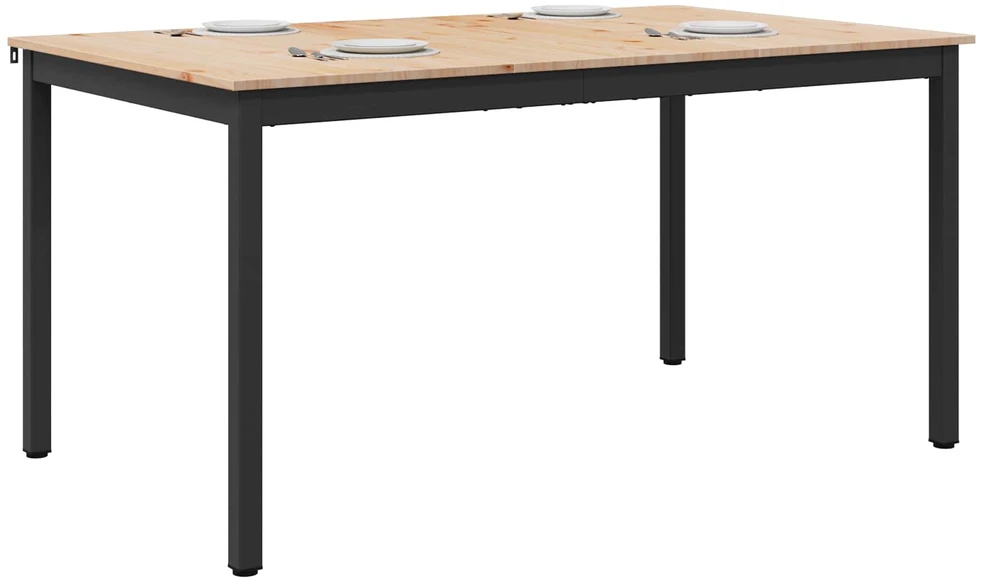 Valgomojo stalas Natūrali 140 x 80 x 75 cm