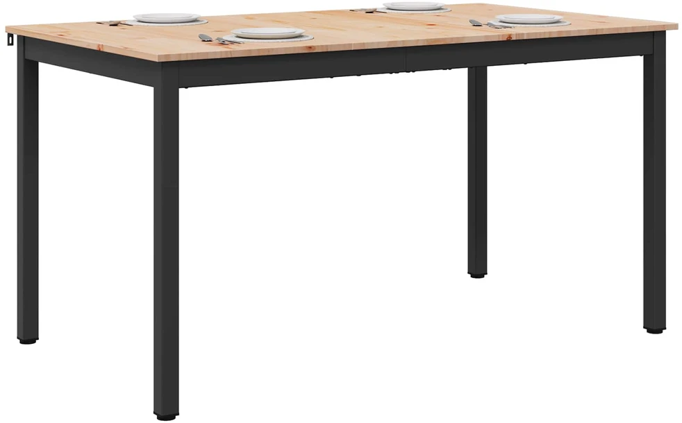 Valgomojo stalas Natūrali 150 x 90 x 75 cm