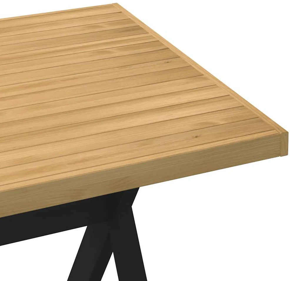 valgomojo stalas NOAIN X formos kojos 160x90x75 cm
